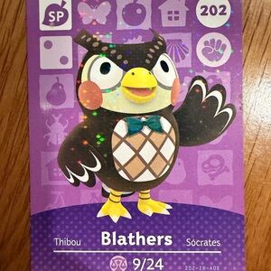Blathers - Animal Crossing amiibo card